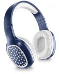 Безжични слушалки Cellularline - MS Basic Shiny Pois, сини - 1t